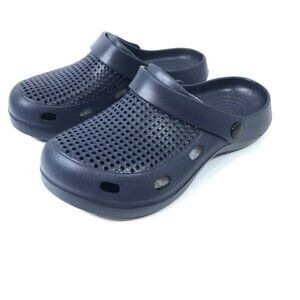 Beslip Garden Clogs Navy Blue Women Size 7.5